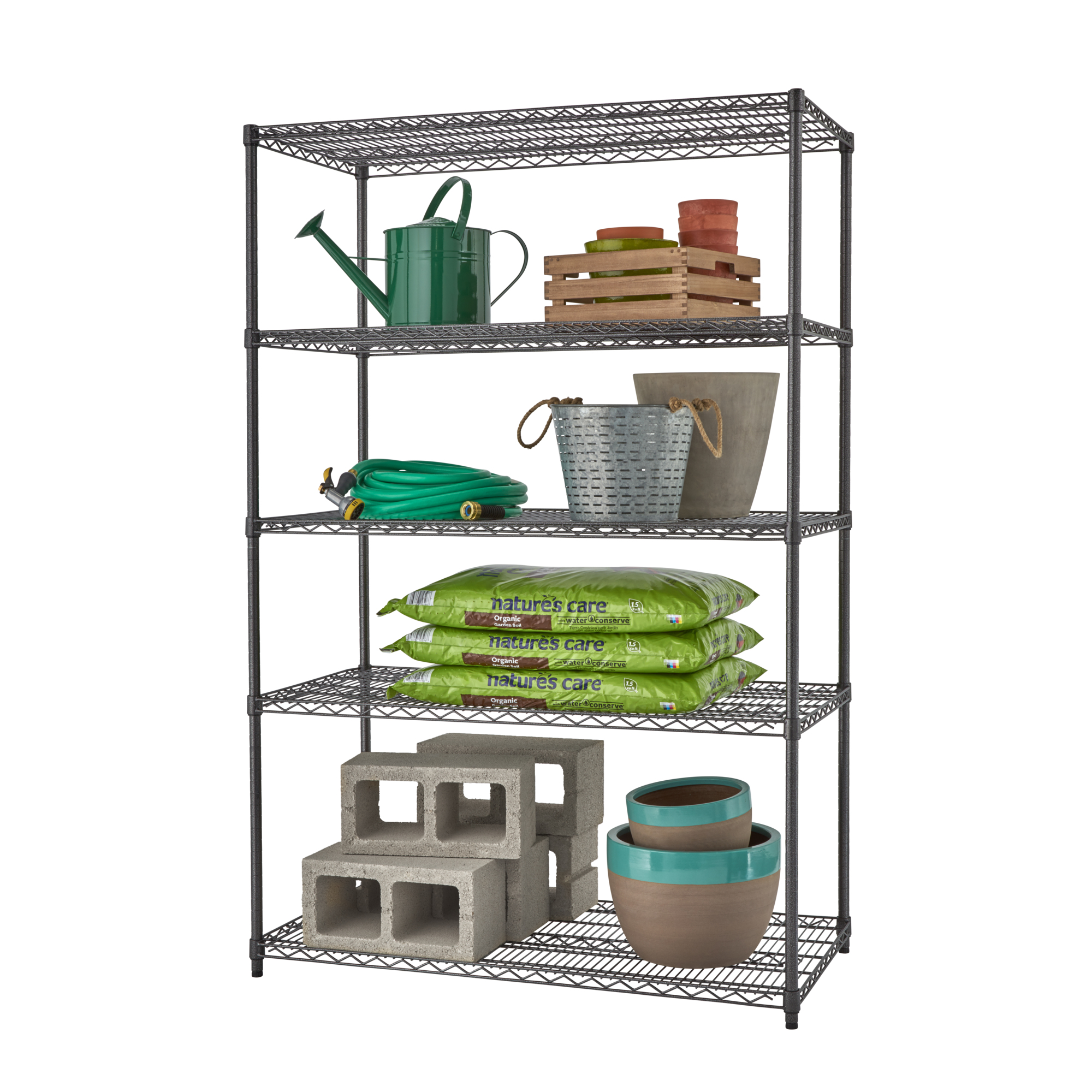 TRINITY 5Tier 48x24x72 Wire Shelving